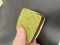 チョコレートサンド四日市抹茶。