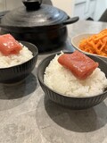 炊き立ての白米に乗せて