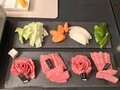 綺麗なお肉に見惚れます