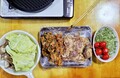 2種類のお肉。生肉なので見た目は・・・