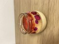 ジュレにシロップをかけると可愛さ倍増！