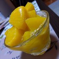 解凍後のパインです！たっぷり入ってます。