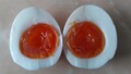 入刀。濃い黄身