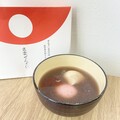 紅白のお餅が2個