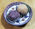 おはぎ2種盛