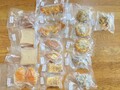 9種類、17個の冷凍パン