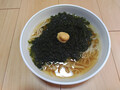 あおさうどん完成