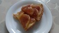 手前が温めてみた。食べ比べ。