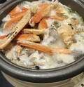 蟹好きにはたまらない山盛りの蟹すき！
