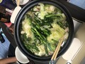 大量野菜と相性抜群のもつ