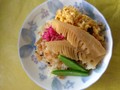 ちらし寿司をつくりました！　中にも刻んだのが入っています！