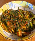 綺麗な色合いのキムチです