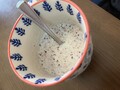 牛乳に混ぜてみました