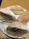カスタード、チョコの写真