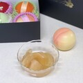 果肉たっぷりの白桃ゼリー