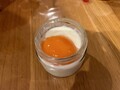 黄身をのせました！