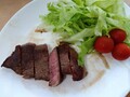 ナイフがスッと入る松阪牛に感動！