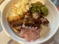 フライにかけて食べました。