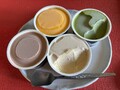 これぞ至福！のアイス４種盛り