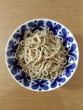 ざる蕎麦は蕎麦の風味が生きています