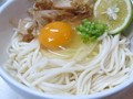 ぶっかけで麺の味を楽しみました
