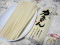 力うどんは思ったよりも細い乾麵