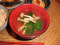 お吸い物を作りました。家族に大好評。翌日も具を変えて作りました～