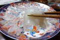 コリコリおいしいふぐ刺し♪
