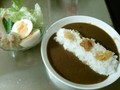 中辛と辛口を試食！程よいトロミのあるマイルドカレーでした！
