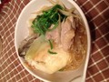 早く食べたいのを抑えきれず、ちょっとぶさまな取り皿の中身ですみません。