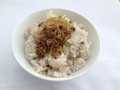 ごはんにのせて食べました。