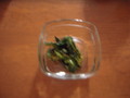 ほうれん草の胡麻和えを「旨」醤油で作りました。やっぱりお出しが入ると一味違う