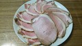 薄めにスライスしてみました。