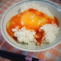 たまごかけごはんの雲丹醤油かけ