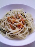 和風パスタにかけてみました