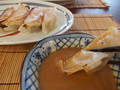 美味しい味噌でれをたっぷりつけて