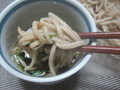 ざるそばでいただいた時