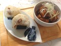 ラフテーおにぎりをつくってみました♪