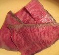 上質だからこその証。みるみる脂がとろ～んととろけていきます。