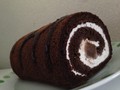 断面。真ん中の四角が生チョコ！
