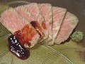 自宅の包丁でも綺麗に切れる柔らかさ