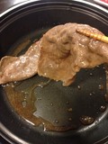 さっと焼いて、割り下と絡めて、頂きます！