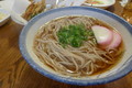 かき揚げを添えてかけ蕎麦にしました