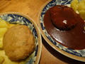 デミ煮込みハンバーグ＆とうふハンバーグ