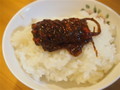 炊き立てのホカホカごはんでかきこみました。キムチの旨辛ともずくのちゅるちゅるがごはんに合います
