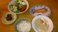 朝食に食べました。