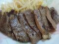 ステーキ肉♪パサつき感が一切ないジューシーなステーキ肉でした♪
