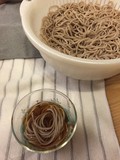 子供が自分で茹でて盛り付けました。