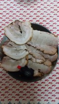 お皿に盛り付けそのままいただきました