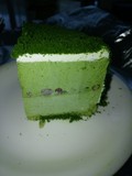 切ってびっくり抹茶だらけ！